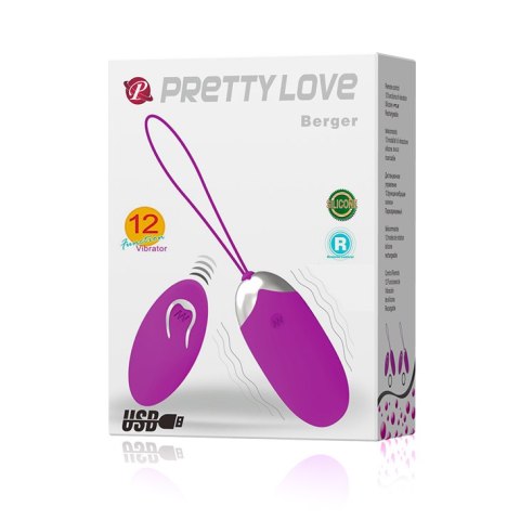 Jajeczko orgazmowe wibrujący masażer waginalny usb Pretty Love Jajeczko orgazmowe wibrujący masażer waginalny usb Pretty Love