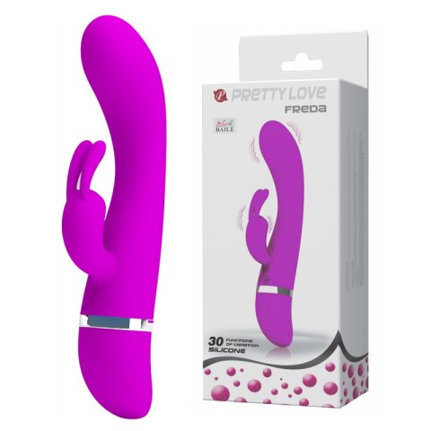 Wibrator do punktu g łechtaczki sex 19cm 30trybów Pretty Love