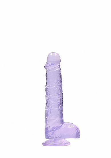 6" / 15 cm Realistic Dildo With Balls - Purple RealRock 6" / 15 cm Realistic Dildo With Balls - Purple RealRock