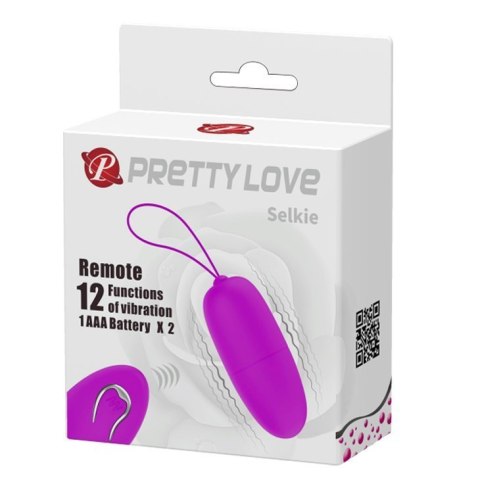 Jajeczko wibrujące sex masażer na pilota 12 trybów Pretty Love Jajeczko wibrujące sex masażer na pilota 12 trybów Pretty Love