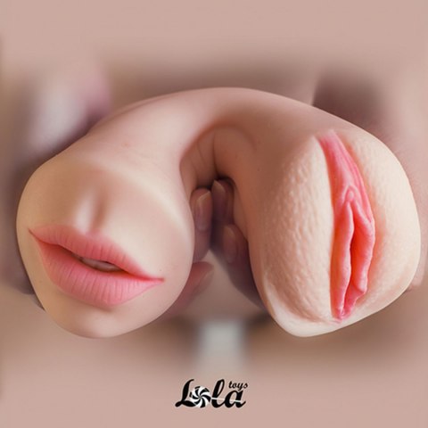 Podwójny masturbator dwustronny usta wagina pochwa Lola Toys Podwójny masturbator dwustronny usta wagina pochwa Lola Toys