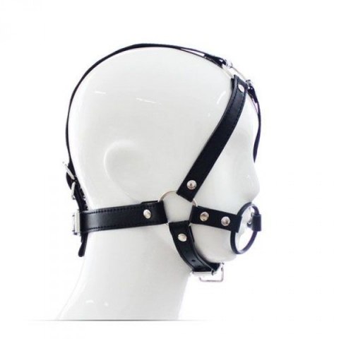 Uprząż do kneblowania pasy na głowę pierścień bdsm Toyz4lovers Uprząż do kneblowania pasy na głowę pierścień bdsm Toyz4lovers