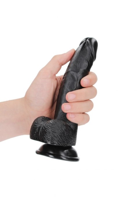 Curved Realistic Dildo Balls Suction Cup - 7""/ 18 cm RealRock Curved Realistic Dildo Balls Suction Cup - 7""/ 18 cm RealRock