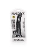 Curved Realistic Dildo Balls Suction Cup - 8""/ 20,5 cm RealRock