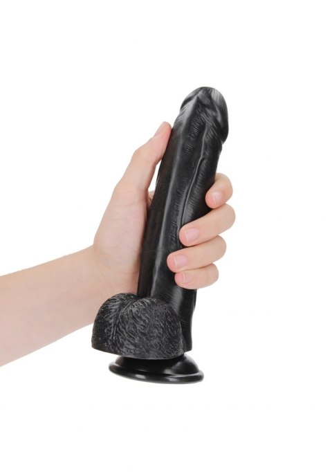 Curved Realistic Dildo Balls Suction Cup - 8""/ 20,5 cm RealRock Curved Realistic Dildo Balls Suction Cup - 8""/ 20,5 cm RealRock