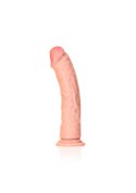 Curved Realistic Dildo with Suction Cup - 9""/ 23 cm RealRock