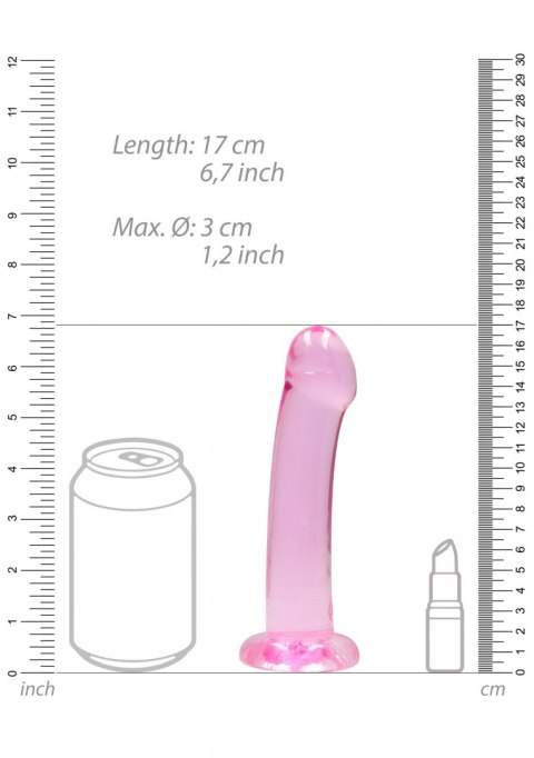 Non Realistic Dildo with Suction Cup - 6,7""/ 17 cm RealRock Non Realistic Dildo with Suction Cup - 6,7""/ 17 cm RealRock