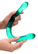 Przezroczyste dilda Double Dong - 42 cm RealRock