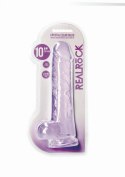 Realistic Dildo with Balls - 10""/ 25,4 cm RealRock