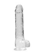 Realistyczne dildo z jądrami - 25,4 cm RealRock