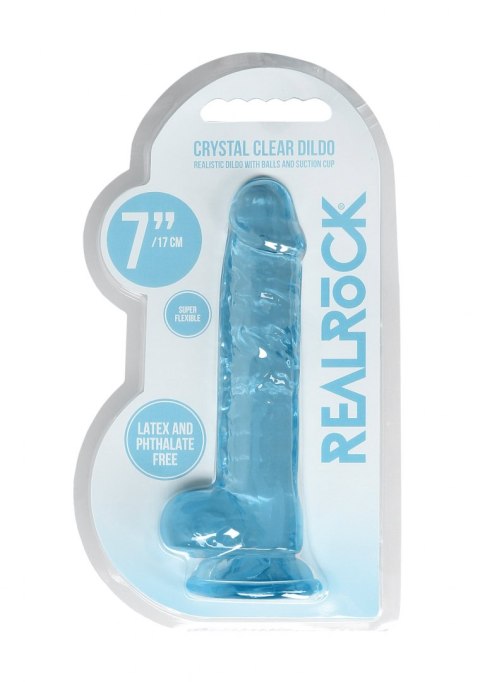 Realistic Dildo with Balls - 7""/ 19 cm RealRock