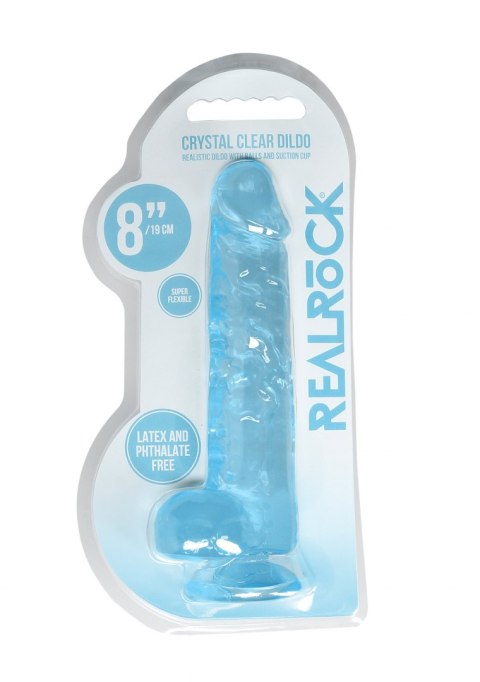 Realistic Dildo with Balls - 8""/ 21 cm RealRock