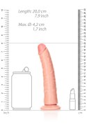 Slim Realistic Dildo with Suction Cup - 7""/ 18 cm RealRock