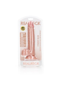 Straight Realistic Dildo Balls Suction Cup - 8