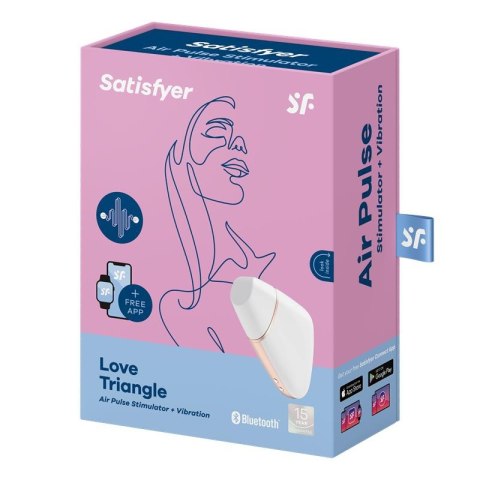 Masażer powietrzny love triangle z apką Satisfyer Masażer powietrzny love triangle z apką Satisfyer
