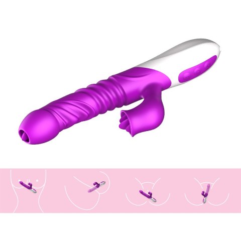 Podgrzewany wibrator posuwisty Boss Series Fox Podgrzewany wibrator posuwisty Boss Series Fox