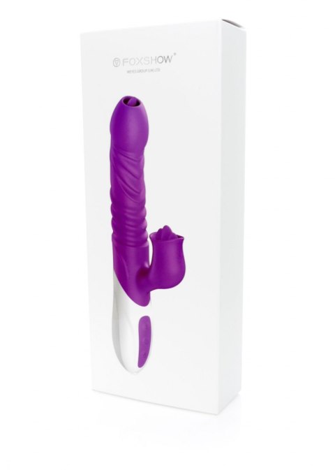 Podgrzewany wibrator posuwisty Boss Series Fox Podgrzewany wibrator posuwisty Boss Series Fox