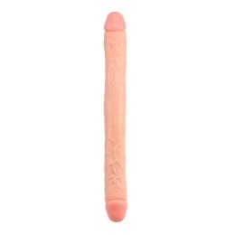 Proste podwójne dildo do sexu lesbijskiego 46 cm Ballsy Super Cock