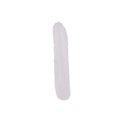 Wygięte białe żylaste dildo sex lesbijski 18 cm HI-Rubber Wygięte białe żylaste dildo sex lesbijski 18 cm HI-Rubber