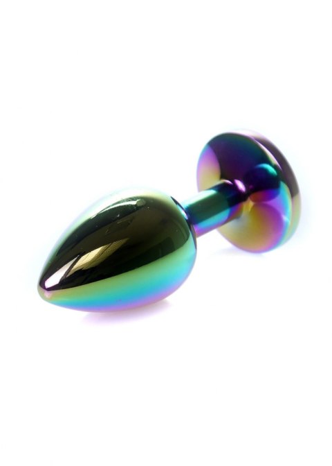 Korek analny ozdobny z kryształkiem metalowy 7cm Boss Series HeavyFun Korek analny ozdobny z kryształkiem metalowy 7cm Boss Series HeavyFun