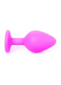 Mały korek analny sex plug silikonowy ozdobny 8cm Boss Series HeavyFun