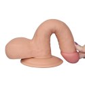 Dildo realistyczne z przyssawką żylaste 18 cm Lovetoy