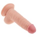 Grube żylaste dildo z przyssawką i jadrami 18 cm Lovetoy