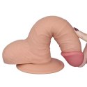 Grube żylaste dildo z przyssawką i jadrami 18 cm Lovetoy