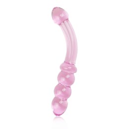 Słodkie różowe analne dildo szklane sex 18 cm Lovetoy