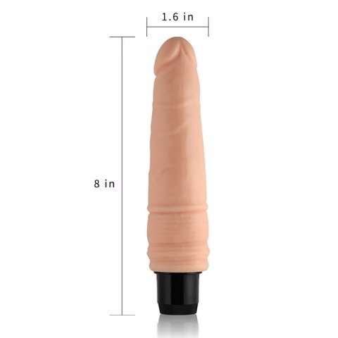 Wibrator realistyczny penis z wibracjami 20 cm Lovetoy Wibrator realistyczny penis z wibracjami 20 cm Lovetoy