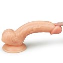 Wyżyłowany penis gruby z przyssawką dildo 20 cm Lovetoy