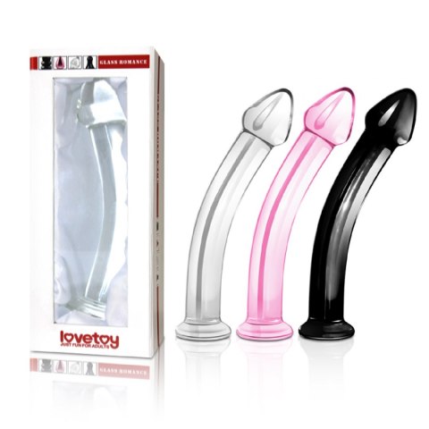 Czarne zakrzywione dildo gładkie z główką 18,5 cm Lovetoy Czarne zakrzywione dildo gładkie z główką 18,5 cm Lovetoy