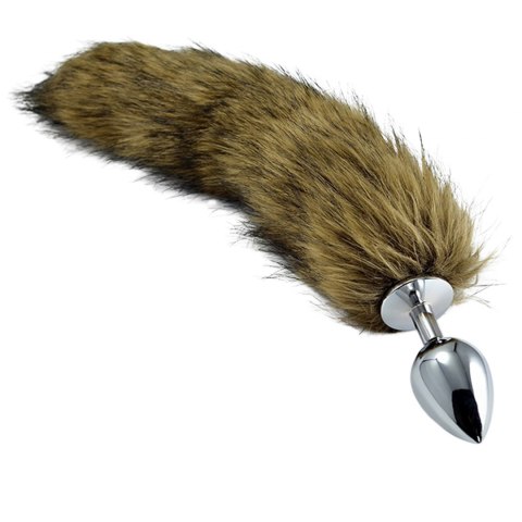 Duży korek analny wtyczka puszysty ogon 9cm Lovetoy Duży korek analny wtyczka puszysty ogon 9cm Lovetoy