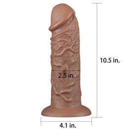 Gigantyczne dildo z przyssawką wyżyłowane 26,5 cm Lovetoy