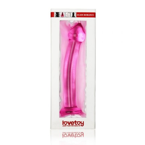 Lekko zakrzywione dildo proste różowe 18,5 cm Lovetoy Lekko zakrzywione dildo proste różowe 18,5 cm Lovetoy