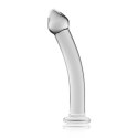 Lekko zakrzywione przezroczyste dildo 18,5 cm Lovetoy