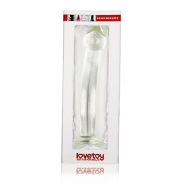 Lekko zakrzywione przezroczyste dildo 18,5 cm Lovetoy