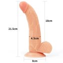 Strap-on elastyczne dildo realistyczny penis 21 cm Lovetoy