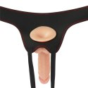 Strap-on z elastycznym penisem realistyczny 19 cm Lovetoy