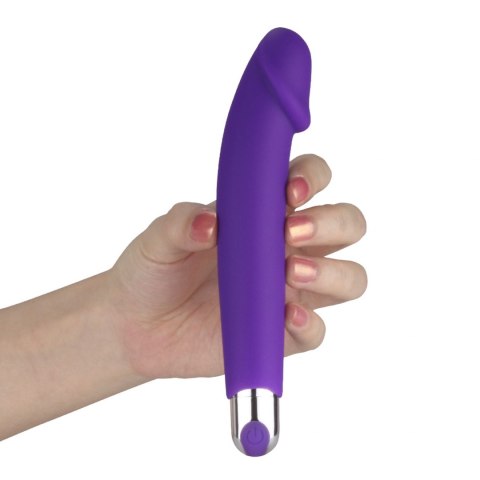 Wibrator w kształcie penisa z główką 16,5 cm Lovetoy Wibrator w kształcie penisa z główką 16,5 cm Lovetoy