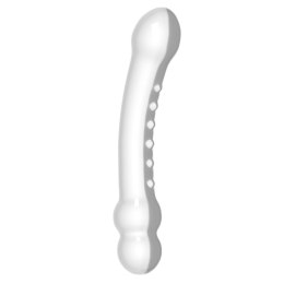 Zakrzywione przezroczyste dildo z wypustkami 17 cm Lovetoy