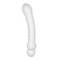 Zakrzywione przezroczyste dildo z wypustkami 17 cm Lovetoy