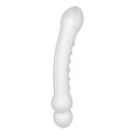 Zakrzywione przezroczyste dildo z wypustkami 17 cm Lovetoy