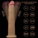 Realistyczne silikonowe żylaste sex dildo 26 cm Lovetoy