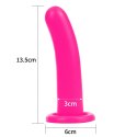 Silikonowe dildo do strap-ona sex analny różowe Lovetoy