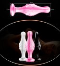 Szklane dildo analne z wypustkami 3 kolory 11,5 cm Lovetoy