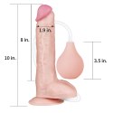 Żylaste dildo penis funkcja wytrysku pompowane 25 Lovetoy