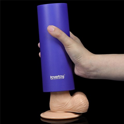 Fioletowy masturbator z szeregiem wypustek 19 cm Lovetoy Fioletowy masturbator z szeregiem wypustek 19 cm Lovetoy