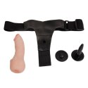 Penis z cyberskóry dildo na majtkach strap-on 17cm BAILE