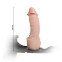 Penis z cyberskóry dildo na majtkach strap-on 17cm BAILE